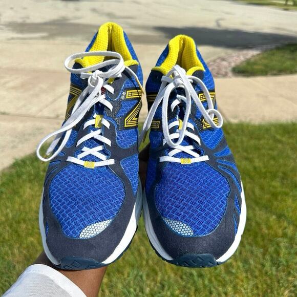 New Balance 890 Boston Marathon Men’s Running Shoes Size 14 Blue Yellow - Picture 9 of 16